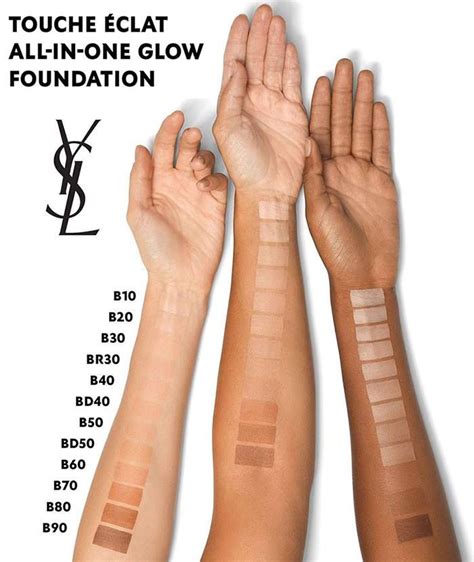 ysl touche eclat foundation colours|ysl touche eclat reviews.